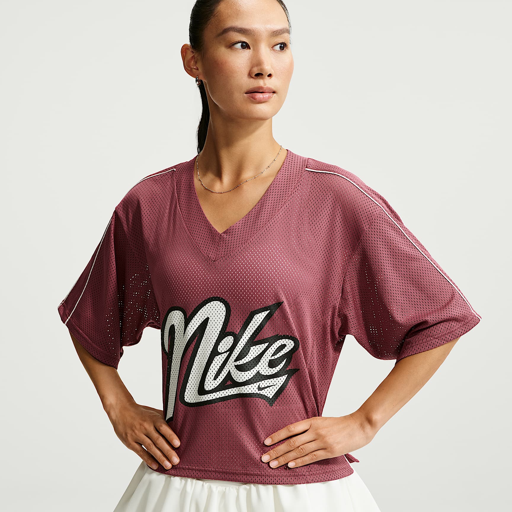 Nike One Women's Dri-FIT Oversized Short-Sleeve Top. Nike ID